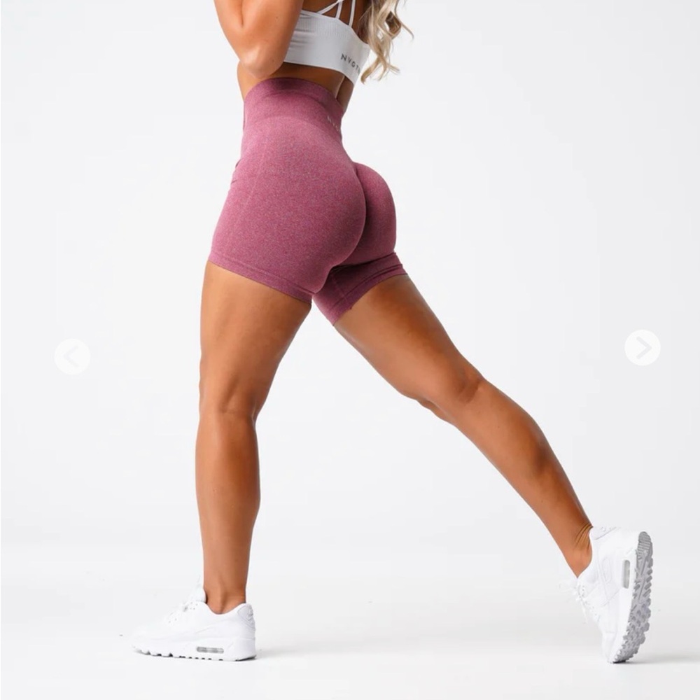 NVGTN Maroon Pro Seamless Shorts